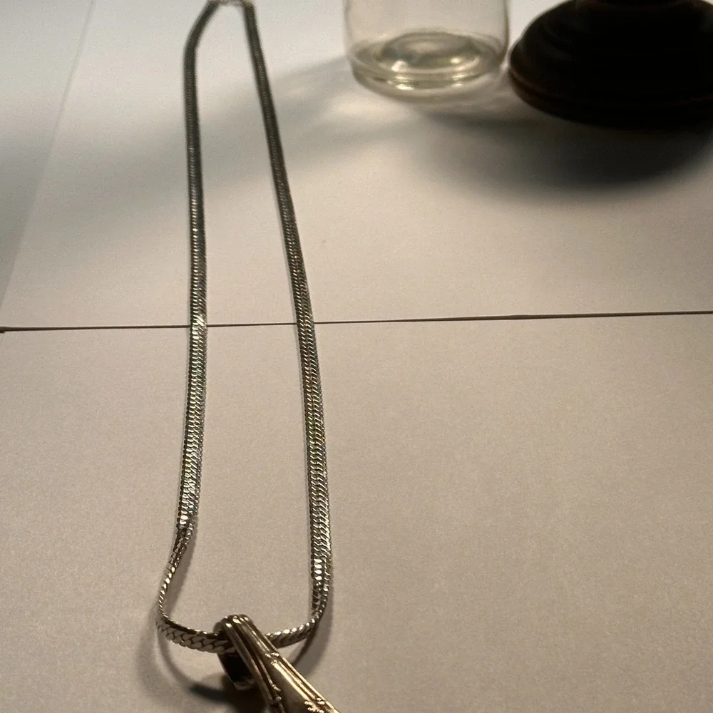 Rare Find 1847 Rogers Brothers Grape Pattern Silver‎ Plated Spoon Necklace